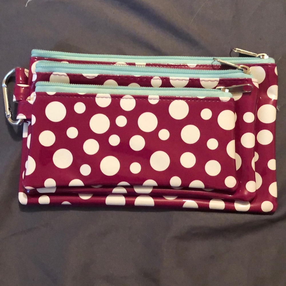 Stackable Velcro pencil/makeup/whatever bags